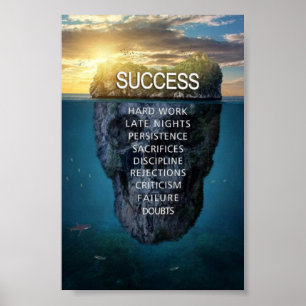Success wall poster