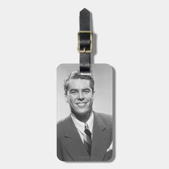 Successful Man Luggage Tag (Front Vertical)