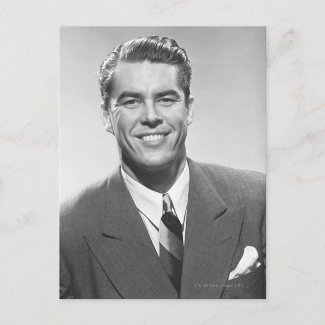 Successful Man Postcard (Front)