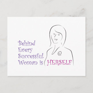 Successful Woman Postcard
