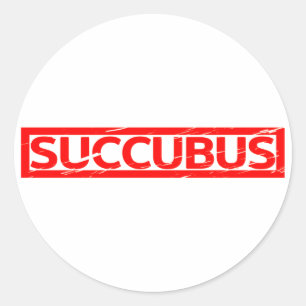 Succubus Stamp Classic Round Sticker