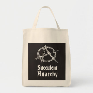 Succulent Anarchy Grocery Tote