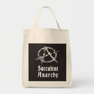 Succulent Anarchy Grocery Tote Bag