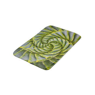 Succulent Bath Mat for your Coastal Beach Bathroom