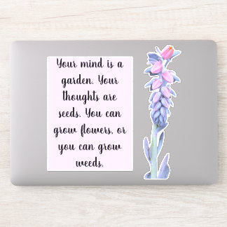 Succulent Bloom Flower Quote