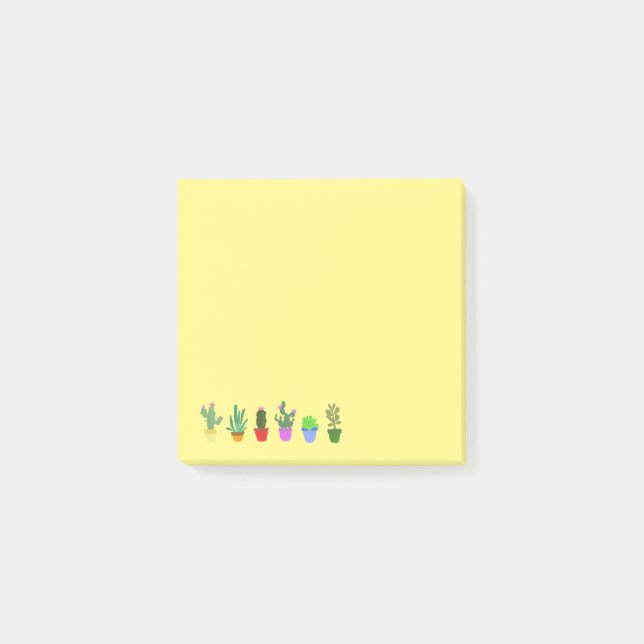 Succulent & Cacti Post-It Notes (Front)