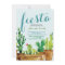 Succulent Cactus Fiesta Baby Shower Invitation