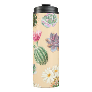 Succulent Cactus: High Detail Pattern Thermal Tumbler