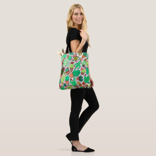 Succulent Cactus Potted Plants Green Cacti Garden Tote Bag