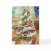 Succulent Christmas Tree Holiday Card by DLBaldwin