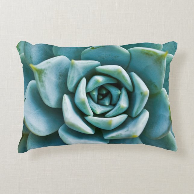 Succulent Closeup Decorative Cushion (Front)