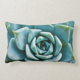 Succulent Closeup Lumbar Cushion