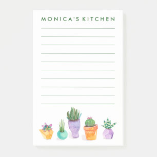 Succulent Display Post-it Notes