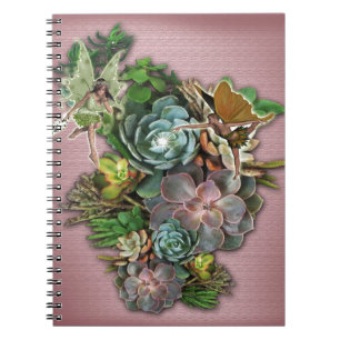 Succulent displays notebook