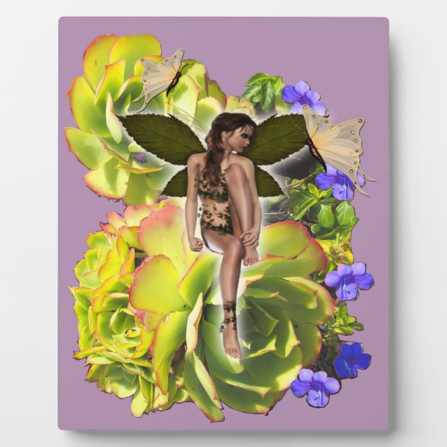 Succulent fairy plaque (Front)