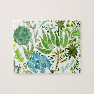 Succulent Field I Jigsaw Puzzle