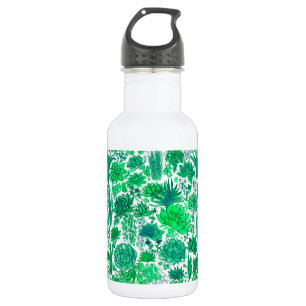 Succulent garden 532 ml water bottle