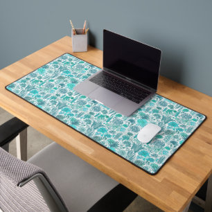 Succulent garden desk mat