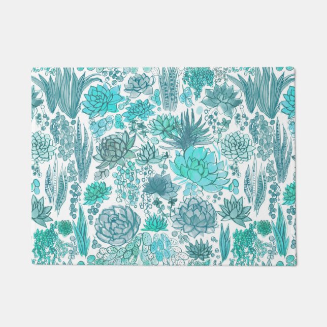 Succulent garden doormat (Front)