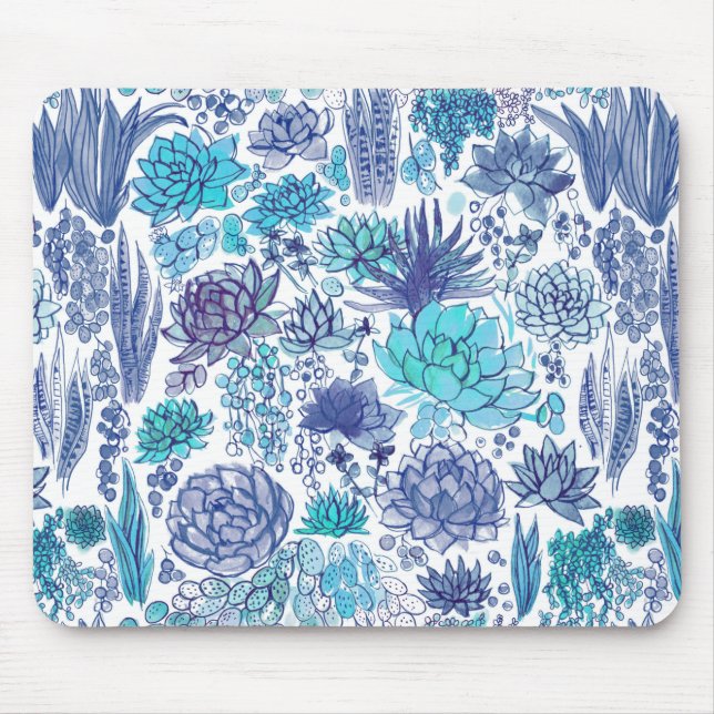 Succulent garden mouse pad (Front)