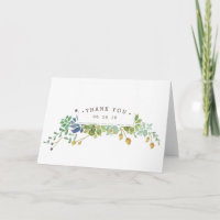 Succulent Garden | Thank You Card