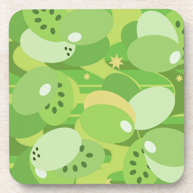 Succulent Green Coaster (Front)
