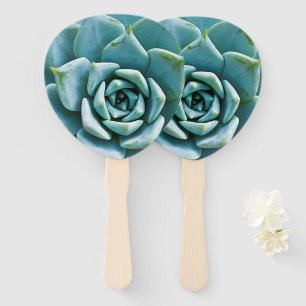 Succulent Hand Fan