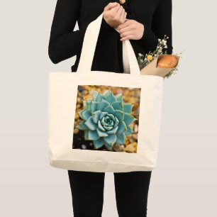 Succulent Large Tote Bag