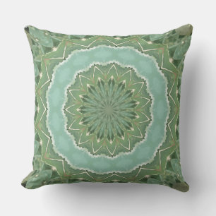 Succulent Mandala Cushion