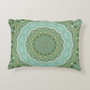 Succulent Mandala Decorative Cushion