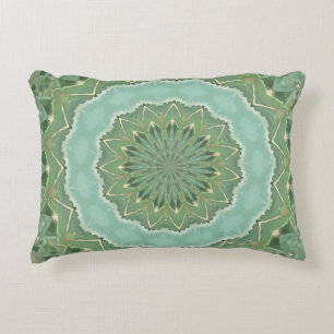 Succulent Mandala Decorative Cushion