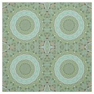 Succulent Mandala Fabric