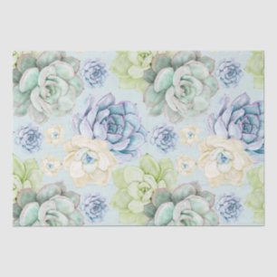 Succulent pattern  tissue paper
