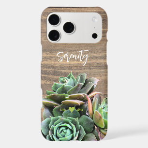 Succulent Personalised Barn Wood 