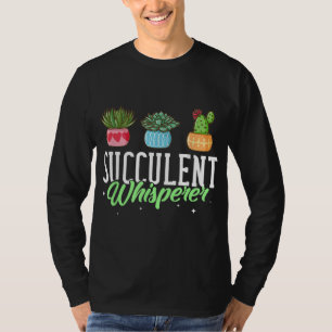 Succulent Plant Gift Cactus Garden Pot T-Shirt