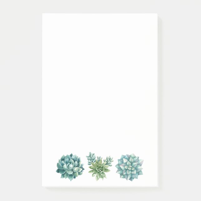 Succulent Plants  Post-it Notes (Front)