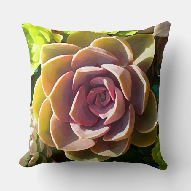 Succulent Pond Cushion (Front)