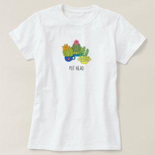 Succulent Pot Head T-Shirt