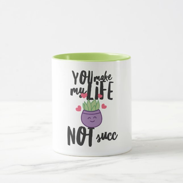 Succulent Pun Mug (Center)