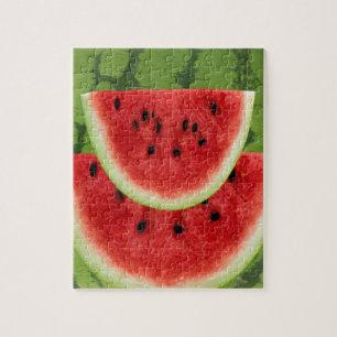 SUCCULENT RED WATERMELONs Jigsaw Puzzle