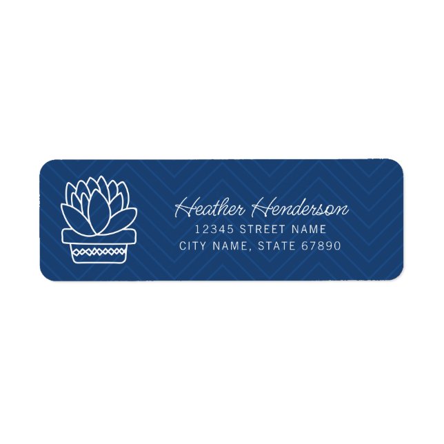Succulent Return Address Labels (Front)