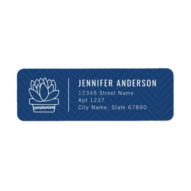 Succulent Return Address Labels (Front)