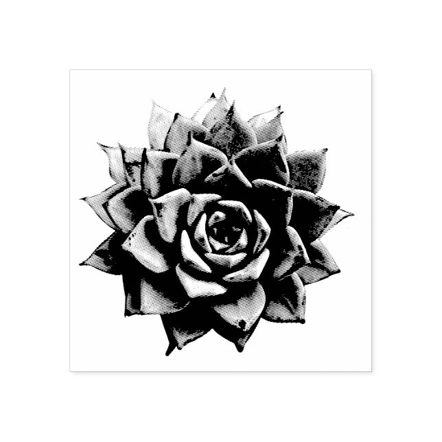 Succulent Rubber Stamp (Imprint)