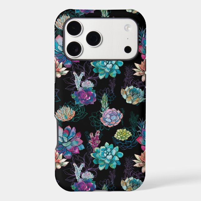Succulent Seamless Pattern (Back)