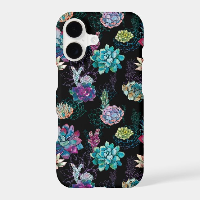 Succulent Seamless Pattern (Back)