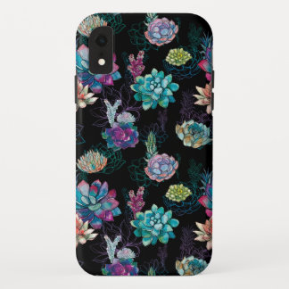 Succulent Seamless Pattern iPhone XR Case
