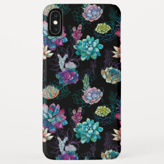 Succulent Seamless Pattern iPhone XS Max Case