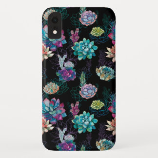 Succulent Seamless Pattern iPhone XR Case