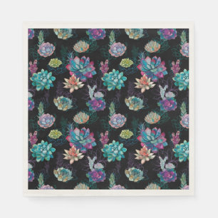 Succulent Seamless Pattern Napkin