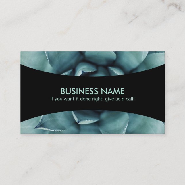 Succulent Slogans Business Cards (Front)